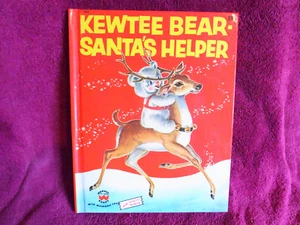 Vintage 1956 Christmas Children's Wonder Book "Kewtee Bear: Santa's Helper"-VHTF - Picture 1 of 12