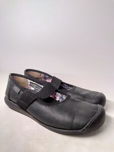 Keen Sienna Mary Jane Women's Size 7 Black Slip On Ballet Flats Comfort Shoes 