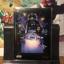 Topps Star Wars 2019 Chrome Legacy Empire Poster Card Black Refractor 05/10