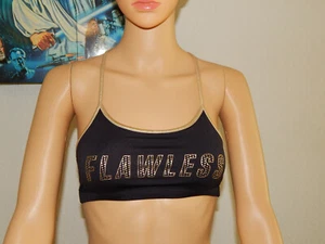 Ideology Big Girls Flawless-Print Sports Bra - Noir - Size L (14)  - Picture 1 of 4