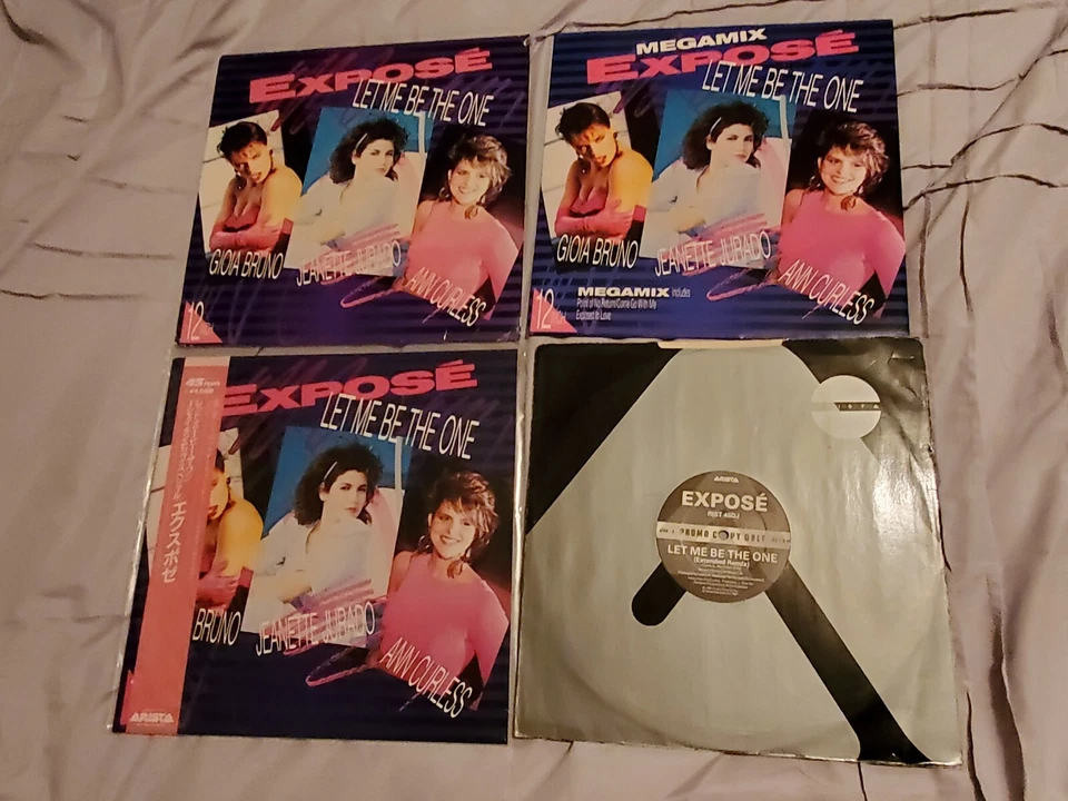 Exposé, Let Me Be The One. Lot Of 4 Vinyl Record US, UK, Japan, Promo Freestyle - Image 1 of 1