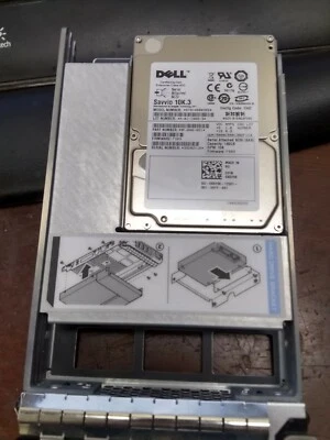 Lot of 6 Dell X829K 146GB 10K SAS 2.5" Hard Drive with Tray - Image 1 of 2