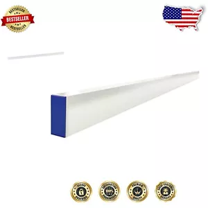 Lightweight Reinforced Aluminum Screed: 1 1/2" x 3 1/2" x 8' Precision Tool - Picture 1 of 3