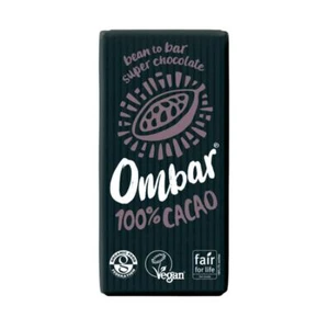 💚 Ombar 100% Cacao Chocolate Bar 35g - Picture 1 of 1