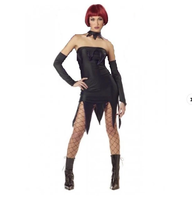 Sexy Disfraz de Halloween de Hada-Bruja-Princesa con Lentejuelas Góticas - 6-8 Pequeño #7003 Foto 1 de 3