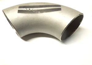 4" Schedule 10 Long Radius Butt Weld 90° Elbow 304/L Stainless Steel New Surplus - Picture 1 of 4