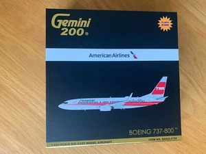 Aletas diecast metal diecast TWA American Boeing 737-800 modelo 1:200 Gemini200 G2AAL473F - Imagen 1 de 10