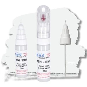 BMW ALPINE WHITE III 3 300 PAINT TOUCH UP PEN 1 3 4 5 6 7 SERIES M3 M5 X5 X3 X6 - Picture 1 of 8