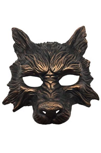 Ferocious Wolf Half Mask - Picture 1 of 1