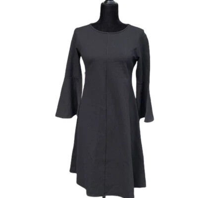 Isabella Oliver For a Pea In a Pod Women's Black Bell Sleeve Maternity Dress Sz2 - Image 1 of 4