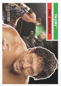 2005 Topps Heritage WWE Wrestling #28 Tajiri