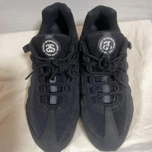 NIKE Stussy AIR MAX95 Negro Talla US 6.5 JP 24.5cm UK 6 - Imagen 1 de 10