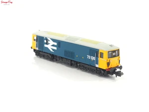 Gaugemaster Class 73 126 BR Large Logo Blue N Gauge - Picture 1 of 1
