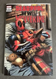 Deadpool / Wolverine WWIII #1 Trade Variant Tyler Kirkham Signature Signed NM+ - Picture 1 of 13