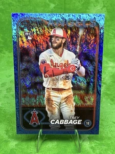 Trey Cabbage RC - Blue Holofoil - 2024 Topps #321 Los Angeles Angels - Picture 1 of 11