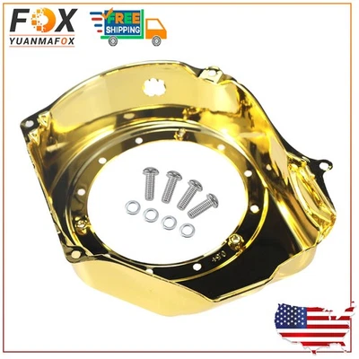 Cubierta de ventilador de retroceso de cromo dorado para motor Predator 212cc Honda GX160/GX200 Foto 1 de 4