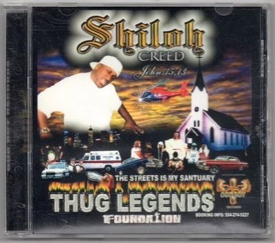 SHILOH CREED Thug Legends Foundation CD New Orleans Gangsta Rap G-Funk Street — 第 1/3 张图片