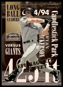 1995 Donruss #8 Jeff Bagwell Long Ball Leaders Houston Astros - Picture 1 of 2