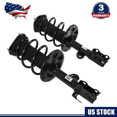 Pair Front Complete Struts w/ Coil Spring for 2006-2012 Toyota RAV4 - Image 1 of 4