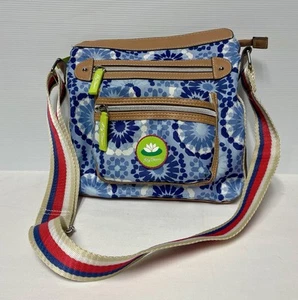 Lily Bloom Shoulder Bag Floral Pattern Recycled Polyester Zip GUC - Bild 1 von 12