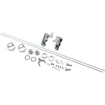 Комплект кнопок защелки двери полированный алюминий стиль Lincoln 1946-1948 годов выпуска - Изображение 1 из 4