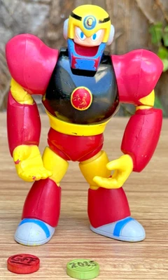 Figura de acción Bandai Capcom Mega Man Super Hero Series 1 Gutsman 1995 GDJ-P-204 Foto 1 de 2
