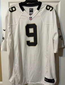 Nike On Field Dri Fit New Orleans Saints Drew Brees #9 Herren 2XL Trikot weiß NFL - Bild 1 von 8