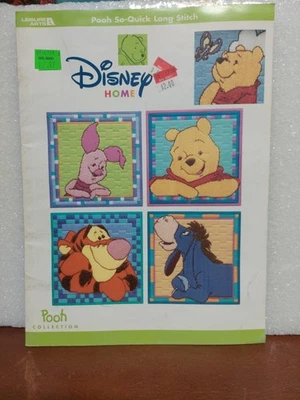 Winnie the Pooh So-Quick Long Stitch plastic canvas pattern booklet Leisure Arts - Image 1 of 4