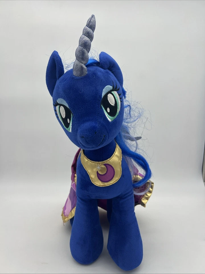 Build A Bear (BAB) My Little Pony Princess Luna 16” Peluche con Capa Foto 1 de 4