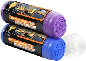 Premium Shammy Handtuch für Auto, super saugfähig 2er Pack 26""x17"" Auto Trockentuch - Bild 1 von 8