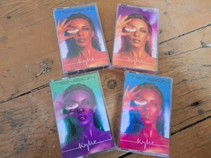 KYLIE MINOGUE * TENSION * UK LIMITED EDITION 4 CASSETTE BUNDLE - including pink - Picture 1 of 3