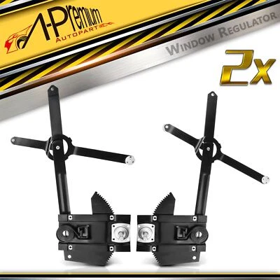 A-Premium 2x Regulador de ventana manual frontal para Chevy GMC C/K 10 20 Suburban Foto 1 de 4
