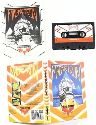 Megnetron Game Cassette Tape Firebird Commodore C64 Cased Boxed KLP2 Original - Image 1 of 4