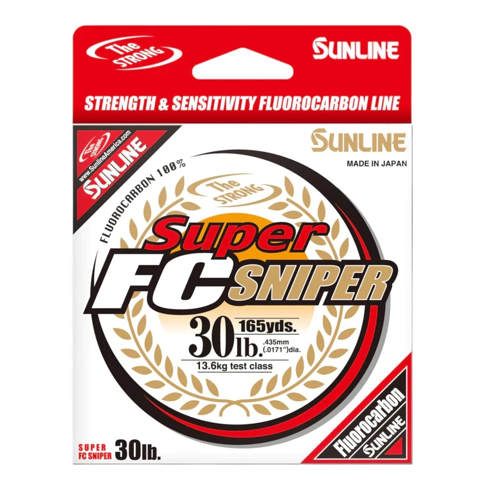 Línea de fluorocarbono de francotirador Sunline Super FC - Elige el tamaño del carrete y el peso de la línea Foto 1 de 3