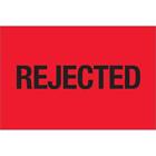 Tape Logic Etikett, " Rejected ", 5.1cm x 7.6cm, Fluoreszierend Rot, 500/Rolle