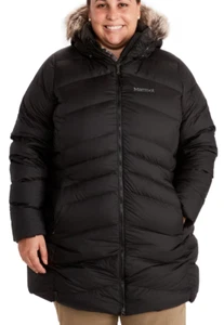 Murmeltier Montreal Damen 2X Daunen Parka/Jacke/Mantel $ 300 schwarz Übergröße NEU - Bild 1 von 9