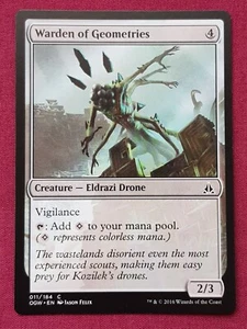 Magic The Gathering OATH OF THE GATEWATCH WARDEN OF GEOMETRIES devoid card MTG - Picture 1 of 2