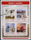 Sao Tome 2017 Lighthouses & Shells  Sheet Mint Nh