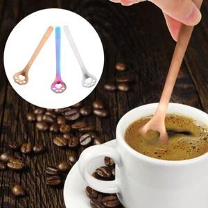 3PCS spoons for coffee tea spoons Stainless Steel Hollow Multi-use Unique Coffee - Picture 1 of 11