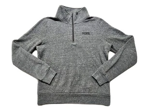 Pink Victorias Secret Womens Size Small 1/2 Zip Sweatshirt Sweater Top (1093) - Picture 1 of 7