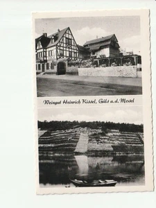 GÜLS / Mosel....,Weingut H. Kissel, 2 Ans.: Gebäude, Weinberg.....s/w AK kl - Picture 1 of 2