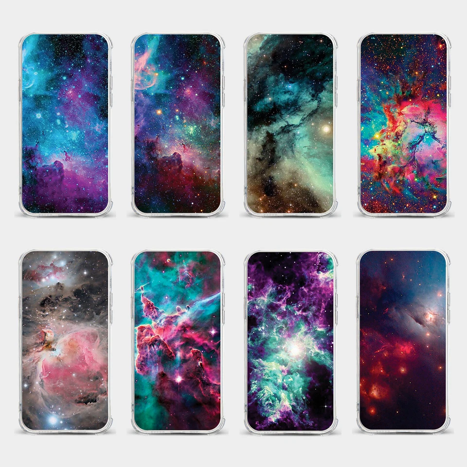 CASE FOR IPHONE 15 14 13 12 11 SE 8 SHOCKPROOF PHONE COVER SPACE STARS NEBULA - Image 1 of 1