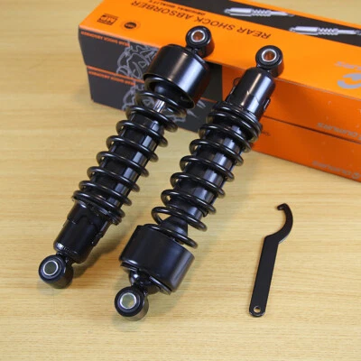For Harley Sportster XL 883 1200 FXR 11.75" Rear Shocks Absorber Suspension - Image 1 of 4