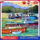 Coded Ship Pattern DIY Oil Paint by Numbers Hand Painted Acrylic Picture Set