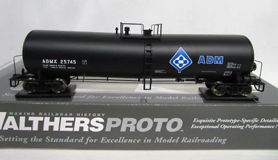 Walthers Proto HO Scale ADM Archer Daniels Midland 54' 23k UTLX Tank Car NOS - Image 1 of 4