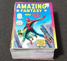 1992 COMIC IMAGES MARVEL 50 YEAR OF SPIDERMAN TRADING CARD SET NRMT 90 CARDS