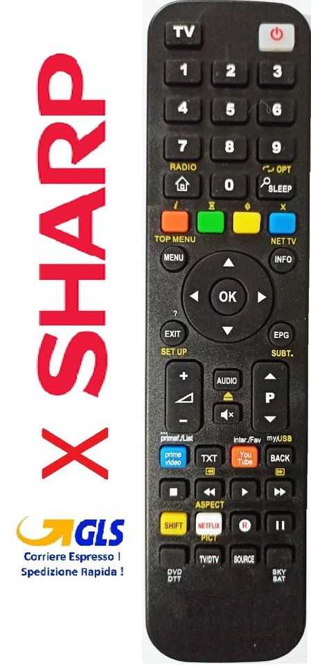 Telecomando programmato per SHARP Selezionare il modello   - Immagine 1 di 1
