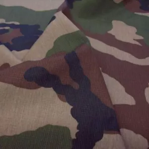 Woodland Camouflage reißfester Baumwoll-Stoff Uniform Flecktarn Tarnstoff Armee - Bild 1 von 2