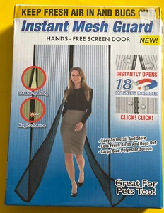 Instant Mesh Guard Hands Free Screen Door Great for Pets Too NEW in the Box - Picture 1 of 6