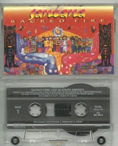 Santana Sacred Fire (Cassette, 1993 Polydor) VG-VG+ - Picture 1 of 3